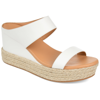 Journee Collection Collection Women's Tru Comfort Foam Alissa Slide In White