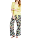Nic + Zoe Petite 4-way Linen-blend Cardigan In Yellow