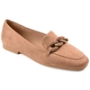 Journee Collection Collection Women's Tru Comfort Foam Wide Width Cordell Flat In Grey