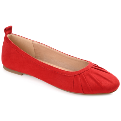 Journee Collection Collection Women's Tru Comfort Foam Tannya Flat In Red