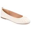 Journee Collection Women's Tru Comfort Foam Tannya Flat In White