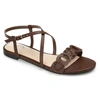 Journee Collection Collection Women's Jalia Sandal In Brown