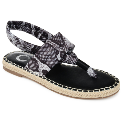 Journee Collection Collection Women's Tru Comfort Foam Flin Sandal In Black