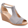 Journee Collection Collection Women's Tru Comfort Foam Kedzie Wedge In Grey