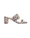 42 GOLD Liya Sandal In Zebra Suede