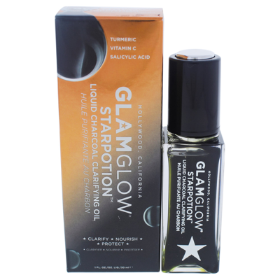 Glamglow Starpotion Liquid Charcoal Clarifying Oil By  For Women - 1 oz Oil In Black