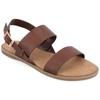 Journee Collection Lavine Slingback Flat Sandal In Brown