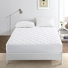 PUREDOWN Peace Nest Four-Leaf Clover Quilted Mattress Pad with TC300 100% Cotton Cover