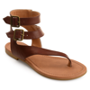 Journee Collection Collection Women's Kyle Sandal In Brown