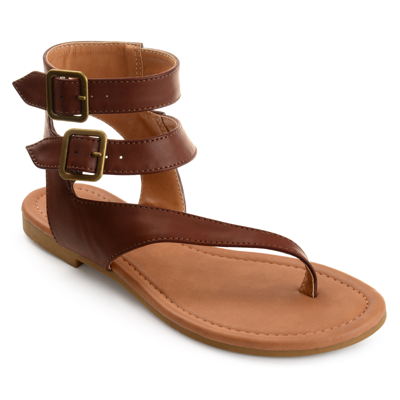 Journee Collection Collection Women's Kyle Sandal In Brown