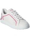 Ferragamo Manhattan Gancini-print Sneakers In White