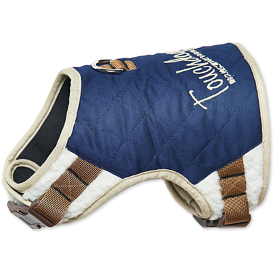 Touchdog 'tough-boutique' 2-in-1 Adjustable Fashion Dog Harness And Leash In Blue