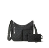 Baggallini On Track Zip Crossbody With Rfid Phone Wristlet In Black