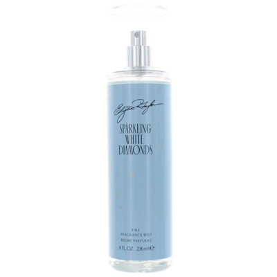 Elizabeth Taylor 292251 8 oz White Diamonds Sparkling Body Mist In Blue