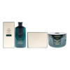 ORIBE MOISTURE AND CONTROL DEEP TREATMENT MASQUE AND PRIMING LOTION LEAVE-IN CONDITIONING DETANGLER KIT BY