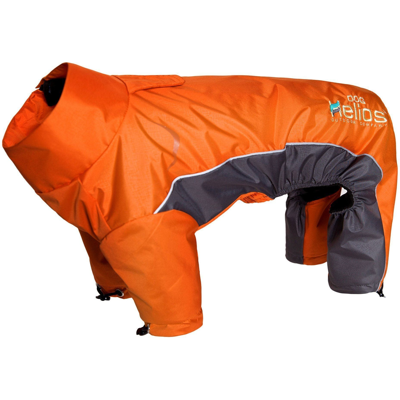Dog Helios Blizzard Full-bodied Adjustable And 3m Reflective Dog Jacket In Orange
