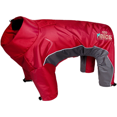 Dog Helios Blizzard Full-bodied Adjustable And 3m Reflective Dog Jacket In Red