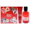 DSQUARED2 RED WOOD BY DSQUARED2 FOR WOMEN - 2 PC GIFT SET 3.4OZ EDT SPRAY, 5.0OZ PERFUMED BODY LOTION