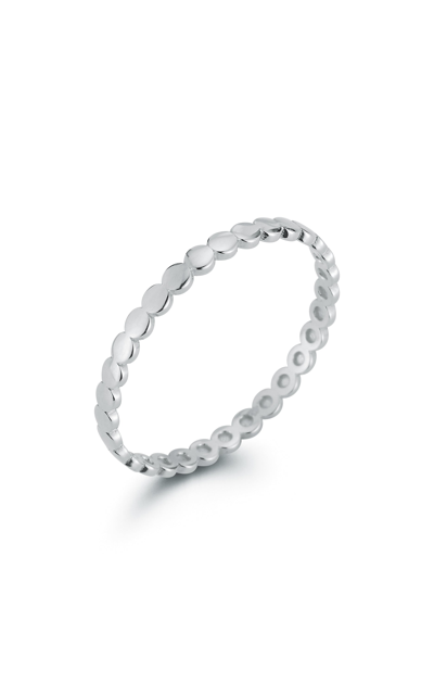 Ember Fine Jewelry 14k White Gold Bubble Band Ring In Silver