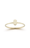 Ember Fine Jewelry 14k Gold Hamsa Ring In White