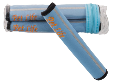 Pet Life 'extreme-neoprene' Joint Protective Safety Recovery And Reflective Pet Dog Sleeves - Set O In Blue