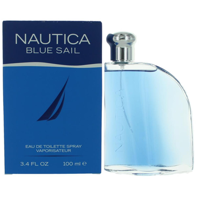 Nautica Amnautbs34s 3.4 oz  Blue Sail By  Eau De Toilette Spray For Men