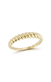 Ember Fine Jewelry 14k Graduated Twist Ring In White