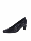Vaneli Darrie Pumps Womens Black Stretch Knit Slip On Block Heel Jobb1958 In Multi