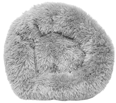 Pet Life 'nestler' High-grade Plush And Soft Rounded Pet Bed In Grey