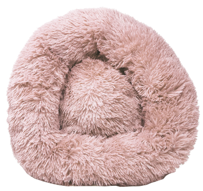 Pet Life 'nestler' High-grade Plush And Soft Rounded Pet Bed In Pink