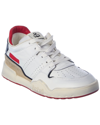 Isabel Marant Leather Lace-up Sneakers In White