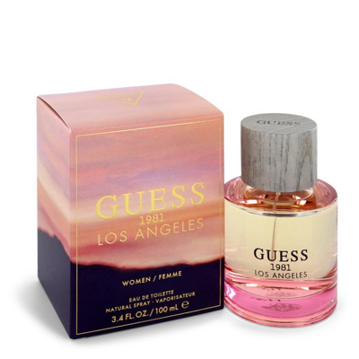 Guess 546755 3.4 oz Women 1981 Los Angeles Perfume Eau De Toilette Spray In Pink