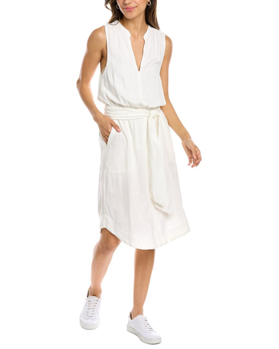 Splendid Kristi Linen-blend Dress In White
