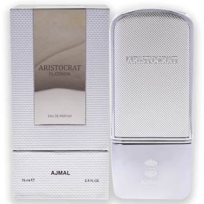 Ajmal Aristocrat Platinum By  For Men - 2.5 oz Edp Spray In White