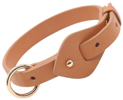Pet Life Ever-craft Boutique Adjustable Leather Dog Collar In Brown