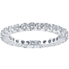Pompeii3 1 Ct Diamond Eternity Ring 10k White Gold Womens Wedding Band In Silver