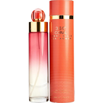Perry Ellis 290595 6.8 oz 360 Coral Eau De Parfum Spray In Pink