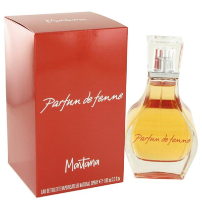 Montana Parfum De Femme By  Eau De Toilette Spray 3.3 oz In Red