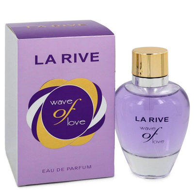 La Rive 548393 3 oz Eau De Perfume Spray For Women - Wave Of Love In Black