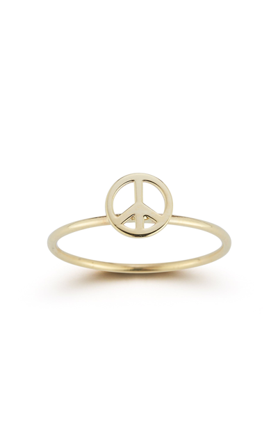 Ember Fine Jewelry 14k Gold Peace Ring In White