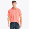 Nautica Mens Slim Fit Interlock Polo In Pink