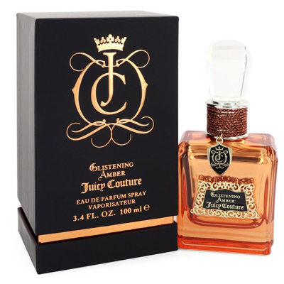 Juicy Couture 547973 3.4 oz Women  Glistening Amber Perfume In Orange
