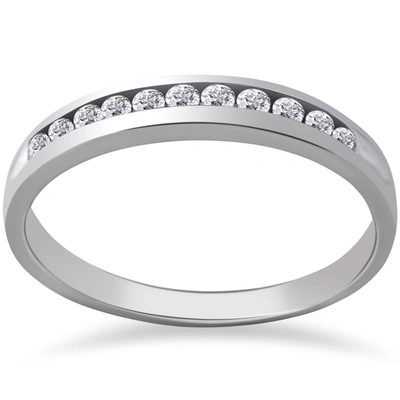 Pompeii3 1/2 Ct Caitlyn Lab Grown Diamond Wedding Ring 14k White Gold