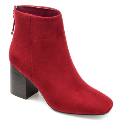 Journee Collection Audrina Tru Comfort Foam Bootie In Red