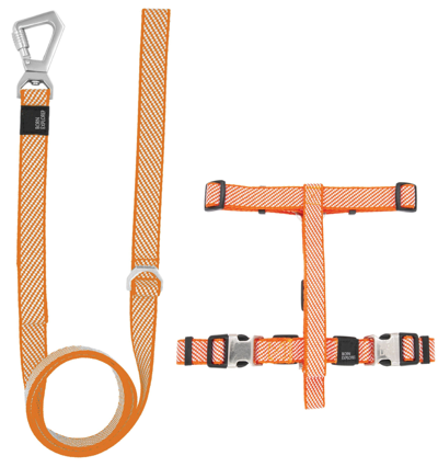 Pet Life 'escapade' Outdoor Series 2-in-1 Convertible Dog Leash And Harness In Orange