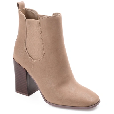 Journee Collection Collection Women's Tru Comfort Foam Maxxie Bootie In Grey