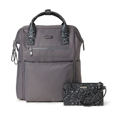 Baggallini Soho Backpack In Grey