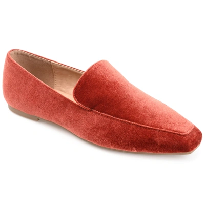 Journee Collection Collection Women's Tru Comfort Foam Silas Flat In Red