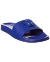 Versace La Medusa Open-toe Slides In Blue