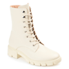 Journee Collection Women's Tru Comfort Foam Madelynn Bootie In White